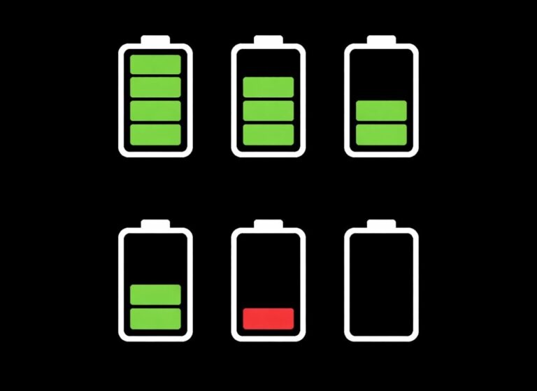 battery charge level indicator