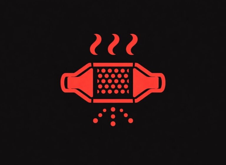 catalytic converter warning light