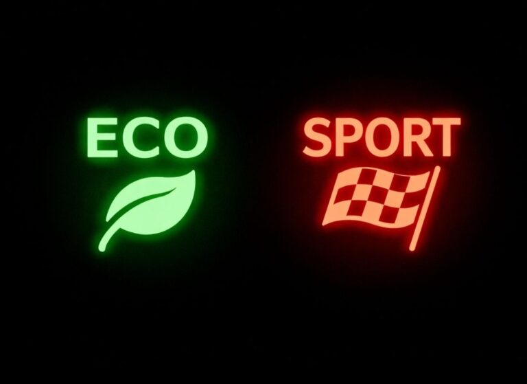 drive mode indicator eco sport