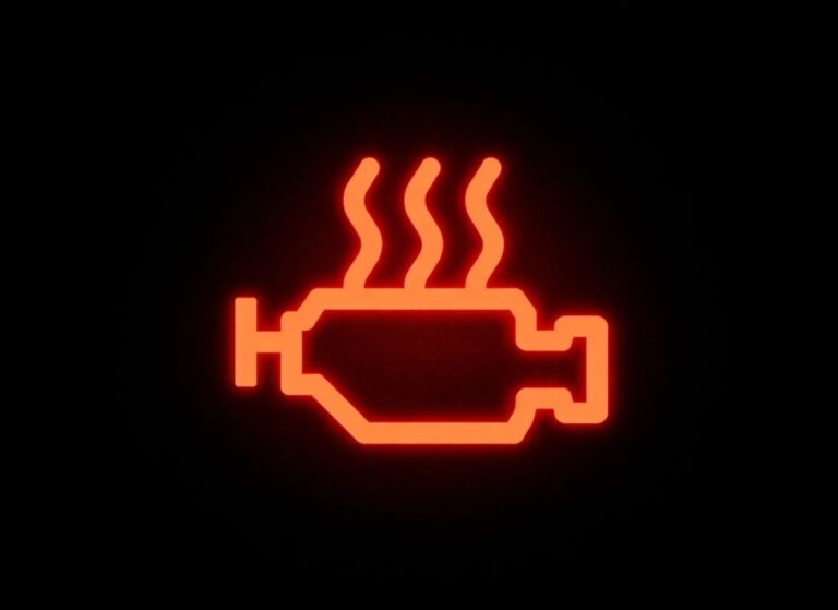 engine temperature warning light