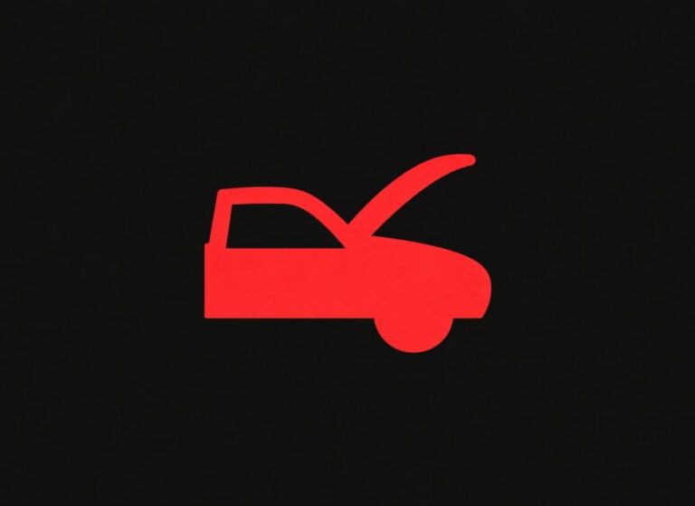 hood open warning light