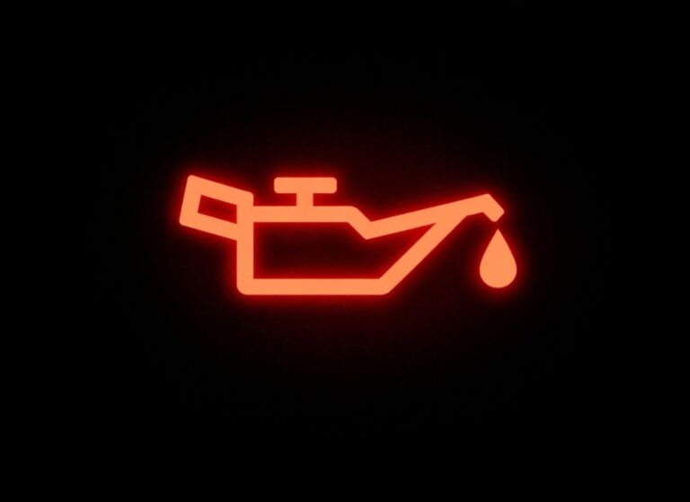 oil pressure warning light