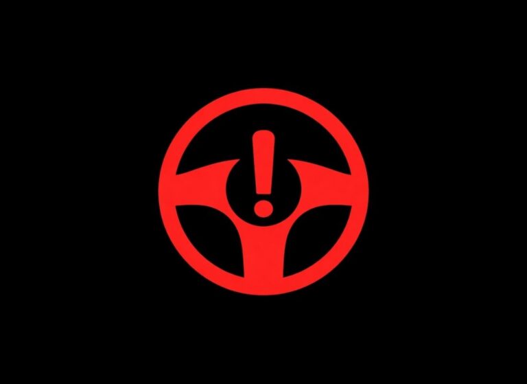 power steering warning light