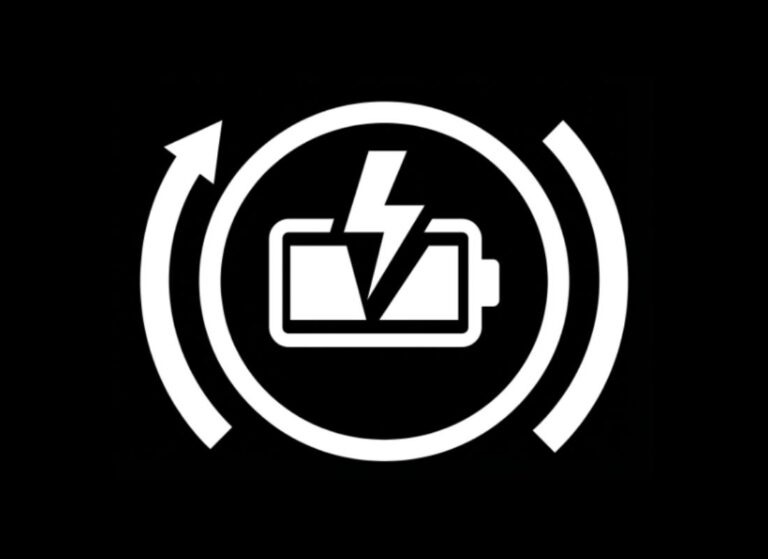 regenerative braking indicator