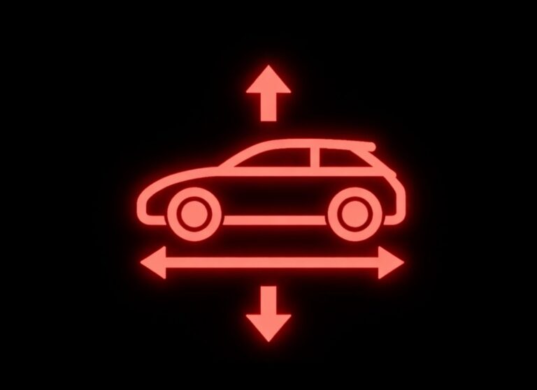 ride height control warning