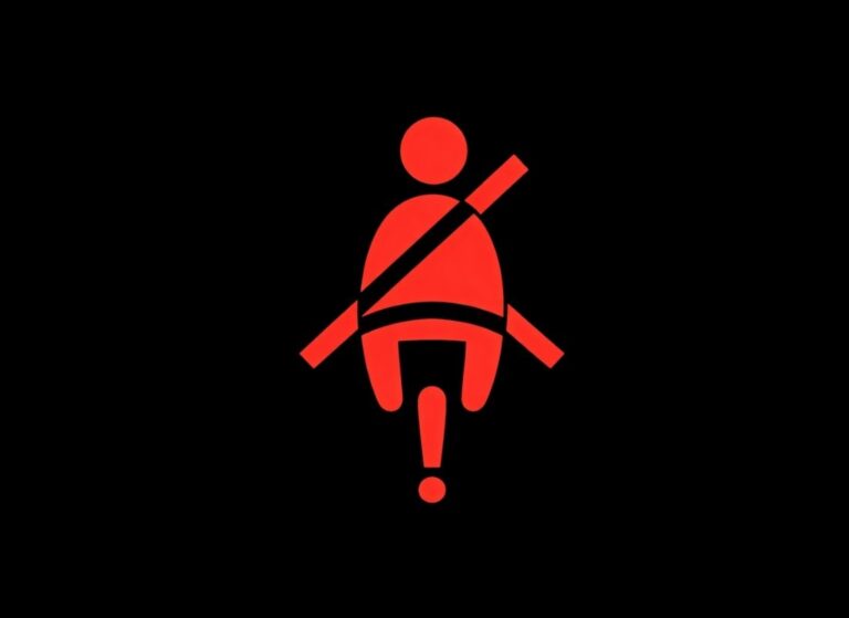 seat belt reminder light