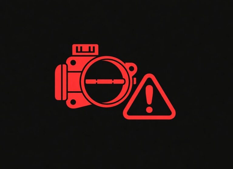 throttle control warning light