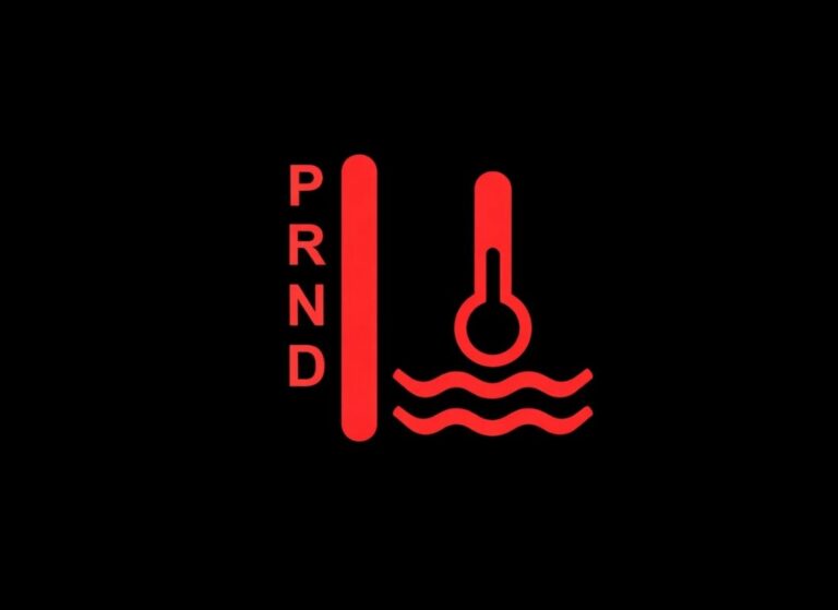 transmission temperature warning light