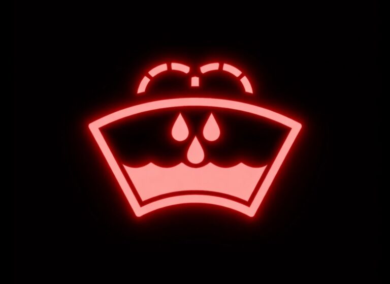 windshield washer fluid low