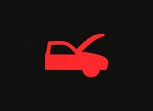hood open warning light